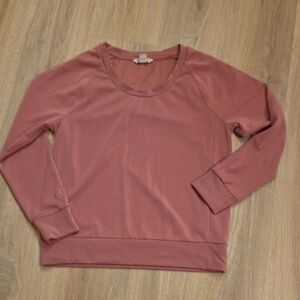 Athleta Dusty Rose Pink Seasoft Sweatshirt Active Top